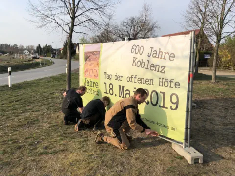 600 Jahre Koblenz Banner